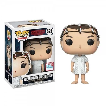 Фигурка Funko Pop Одиннадцать с электродами - Eleven with Electrodes №523 2017 Fall Convention Limited Edition Exlusive 10 см Очень странные дела Загадочные обстоятельства Stranger Things Фанко Поп