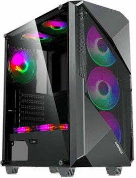 Корпус для ПК GameMax Revolt ARGB Tempered Glass ATX Black без БП
