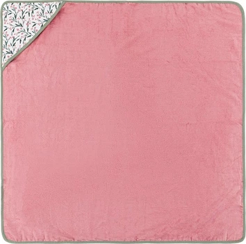 Рушник банний Petite&Mars Loulou Pink Meadow з капюшоном для дітей 100 x 100 см (8596202017349)