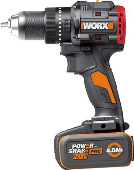 Wiertarko-wkrętarka udarowa Worx WX356.1 z akumulatorem i ładowarką (6941504402584)