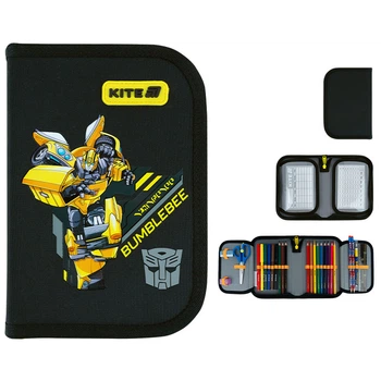 Пенал з наповненням Kite Transformers TF26-622H, 1 відділення, 2 відвороти