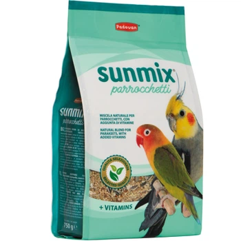Корм для птиц Padovan SunMix Parrocchetti для средних попугаев 750 г (8001254005881)