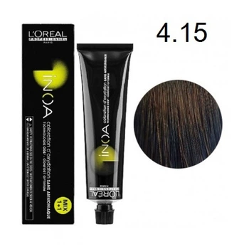 Краска для волос L'Oreal Professionnel INOA (Browns & Blondes Series) - 4.15 middle brown ash mahagony-60мл.
