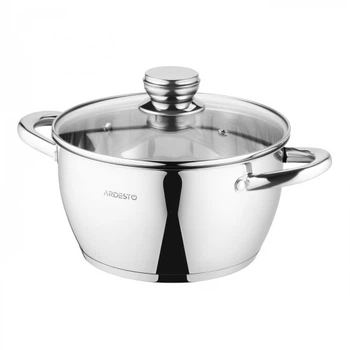 Каструля Ardesto Gemini Lucca 4.2 л скляна кришка (AR4342LC)