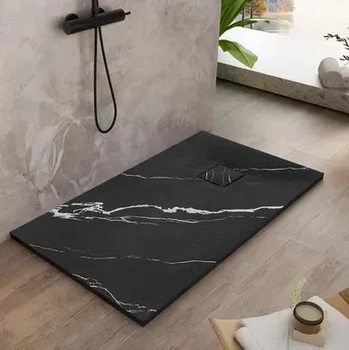 Душовий піддон REA MAGNUM 90x120 CARRARA BLACK