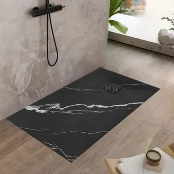 Душовий піддон REA MAGNUM 90x120 CARRARA BLACK