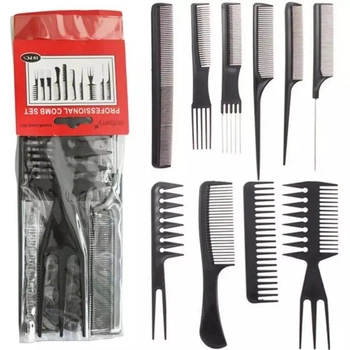 Набір професійних гребінців (10 шт)