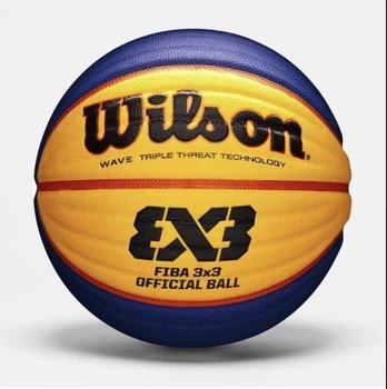 М'яч баскетбольний для стрітболу Wilson FIBA 3X3 Official Game Ball size 6 ( розмір 6 ) WTB0533IBCN Жовто-синій