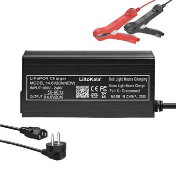 Зарядное устройство LiitoKala 4S 14.6V 20A для 12V аккумуляторов