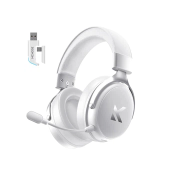 MCHOSE V9 PRO Беспроводные геймерские наушники Icy White