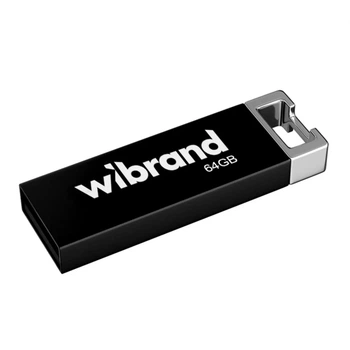 USB флешка Wibrand 64Gb для хранения данных компактный накопитель с защитой от ударов и воды
