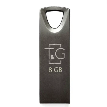 USB флешка T&G 8GB металева для зберігання даних та перенесення інформації в компактному форматі