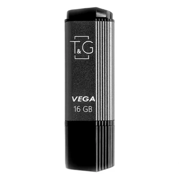 USB флешка T&G 16GB Vega 121 накопитель для хранения данных с защитой разъема и металлическим корпусом