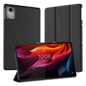 Чехол Dux Ducis Domo для Lenovo Tab K11 Plus 11.5 дюйма защитный чехол-книжка из PU и PC с функцией подставки черный