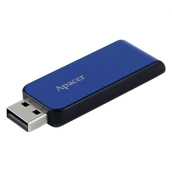 USB флешка Apacer AH334 32GB синий компактный накопитель для хранения данных документов и мультимедиа