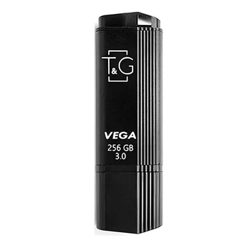 USB флешка 128GB T&G Vega 121 для хранения данных с высокой скоростью передачи USB 3.0 черная