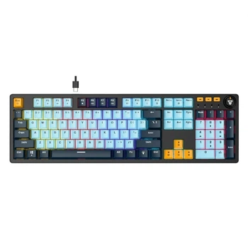 Ігрова клавіатура Fantech ATOM107S MK893S MIZU механічна з RGB підсвічуванням для геймерів з Blue Switch