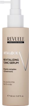 Несмывающаяся тонизирующая сыворотка REVUELE Hair Professional Vitalock Revitalizing для сухих и ломких волос 150 мл (5061076241174)