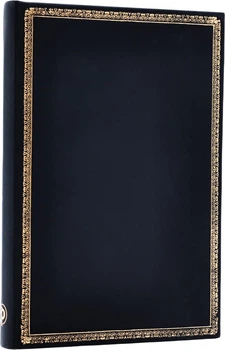 Записная книжка Paperblanks Черное издание 9х14 см 176 страниц в линейку (9781408763308)