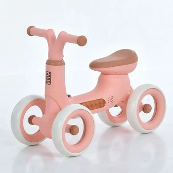 Біговел - толокар Profi Kids колеса 10' музика підсвічування Малиновий (1053-5 MВВ)