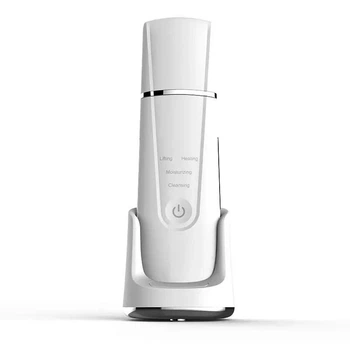 Ультразвуковой скрабер для чистки лица портативный Beauty Effect WAU-98i White