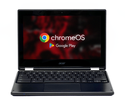 Ноутбук Acer Chromebook 2-in-1 C738T N15Q8 / 11 IPS 1366x768 60Гц Touch / Intel Celeron N3060 / 4 GB / 16 GB / Intel HD Graphics 400 / [CRCHRMBK2N1C738TN15Q8IC164IB] - Б/У