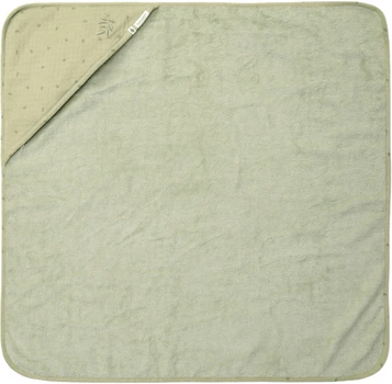 Рушник дитячий Little Dutch Pure Sage з капюшоном 100x100 см (8721122584200)