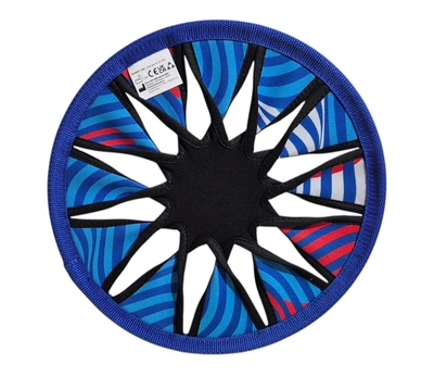 Літаючий диск Фрісбі 30см Crivit Twist Frisbee – Синій з принтом