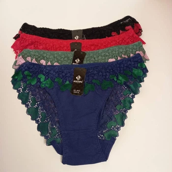 Женские трусики слипы XL однотонные 01206 - 4 шт