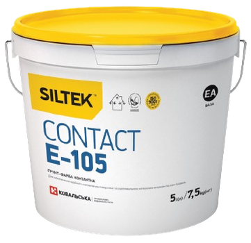 Грунт-краска Siltek E-105 контактная База EA, 5 л
