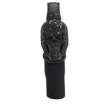Персональний мундштук для кальяну Vibe Hookah Skull Black