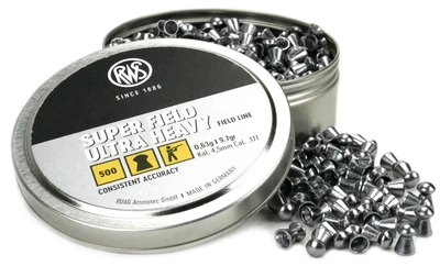 Пули RWS Super Field Ultra Heavy (4.5мм, 0.63г, 500шт)