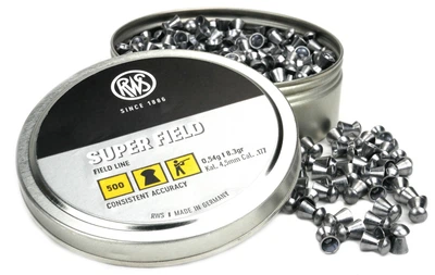 Пули RWS Super Field (4.5мм, 0.54г, 500шт)