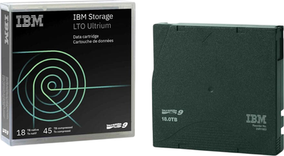 Karta danych IBM LTO tape LTO-9 Ultrium / 02XW568 Green