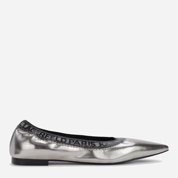 Женские балетки Karl Lagerfeld 640757433 36 Серебристые (1159858594)