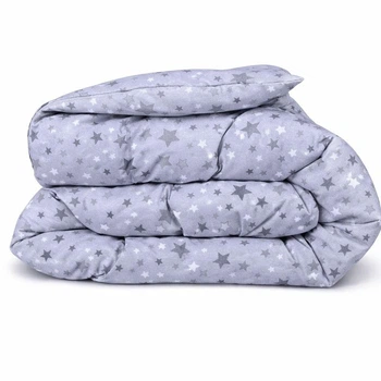 Підковдра Бязь Moonlight Stars 145*210 см Сірий