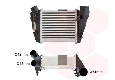 Інтеркулер AUDI A4 2.5D 01- (вир-во Van Wezel) Van Wezel (03004188)