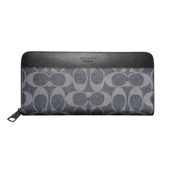 Гаманець Coach Accordion Wallet In Signature Canvas, Denim