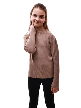 Свитер для девочки подростка 140 Светло-коричневый FASHION (706450-140)