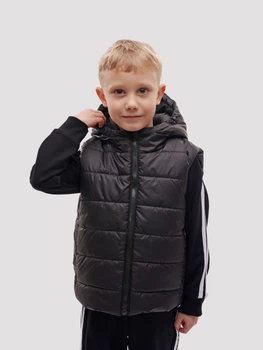 Жилетка для мальчика 122 Черный BAMBINI (700172-122)