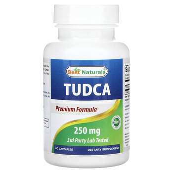 Тауроурсодезоксихолевая кислота Best Naturals (Tudca) 250 мг 60 капсулBNR01791