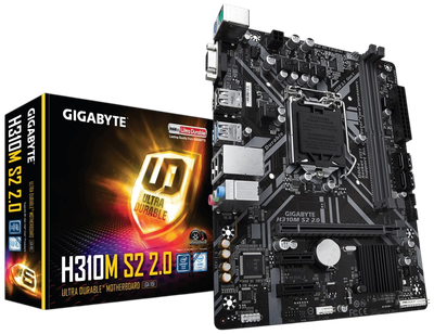 Материнська плата Gigabyte H310M S2 2.0 LGA 1151v2 (H310M S2 2.0) Б/В