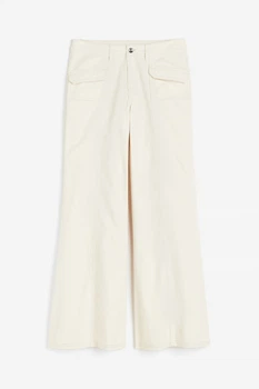 Джинсы карго H&M 1216001003c61 32 молочные (100011499)