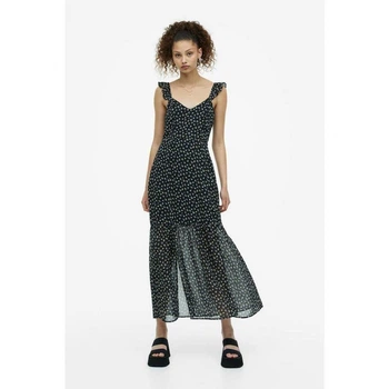 Сарафан в цветочный принт H&M 1147211001c61 M черный (100009315)