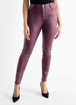 Джинси skinny із завищеною талією C&A 22232893c38 36 фіолетові (100006945)