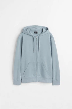 Худі з бавовни H&M 974274c60 XXL блакитне (100007388)