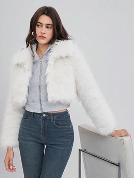 Шуба Shein sz2407231061000909 XS біла (100008037)