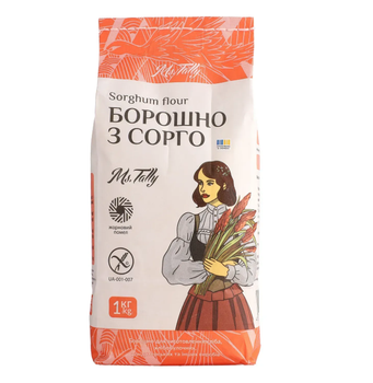 Борошно із сорго без глютену Ms. Tally, 1 кг