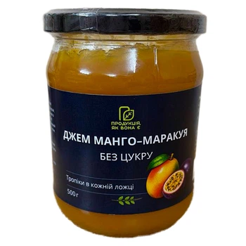 Джем без цукру манго - маракуя, 500 г