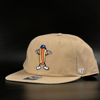 Бежевая кепка 47 Brand Los Angeles Dodgers Cartoon Icon B-CARRL12GWP-KH